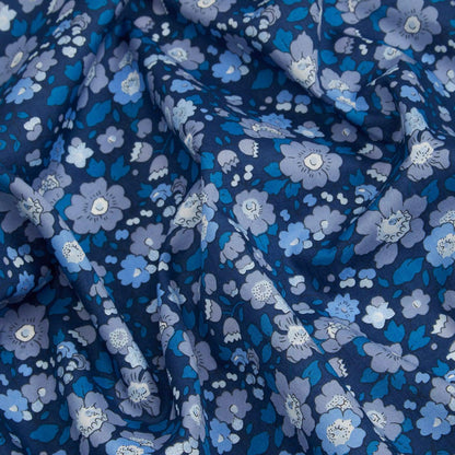 Blue Betsy Liberty Print fabric